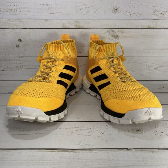 Gosha Rubchiniskiy X Adidas Copa Mid Primeknit Boost Gold Yellow Mens Size 9 - Picture 2 of 10